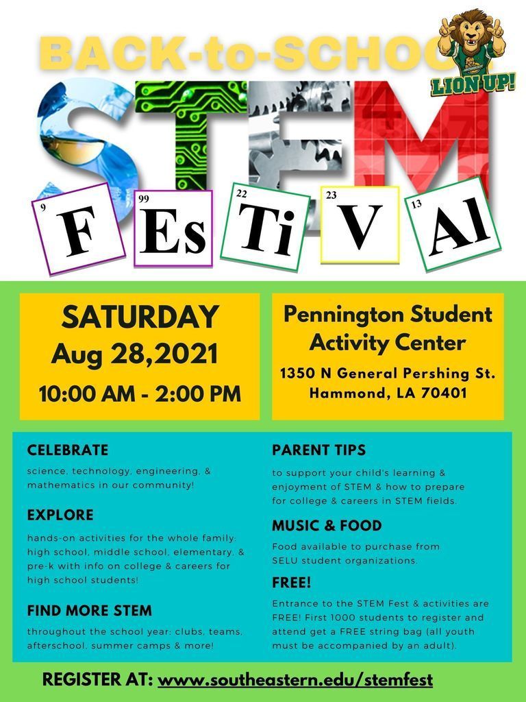 2021 STEM Fest Flyer