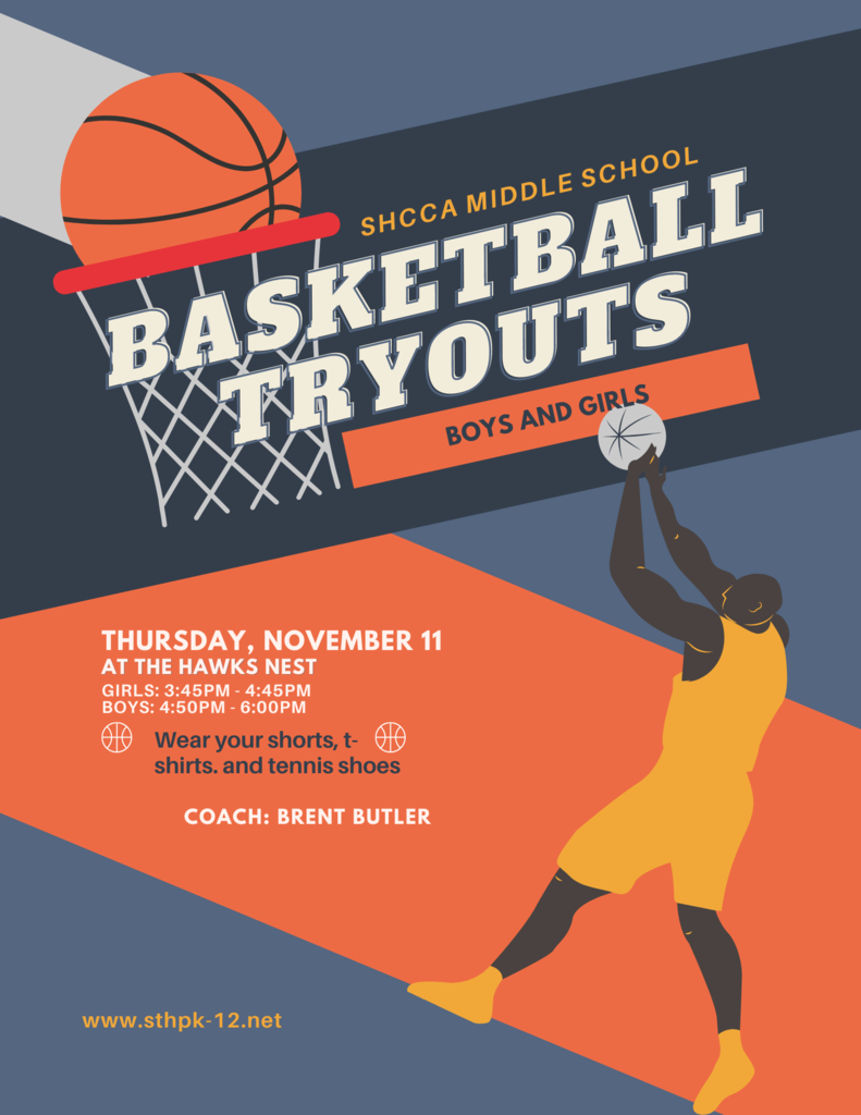 Middle school basketball tryouts on November 11